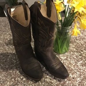 Girls size 1 Western boots